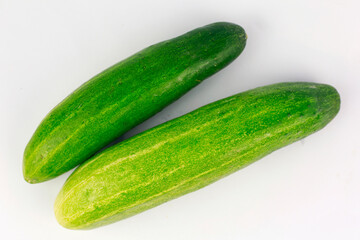 cucumber on a white background
