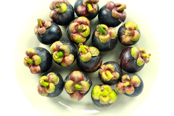 mangosteen top view