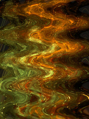 Set of abstract graphic elements. Dynamic lines. Gradient banners with flowing liquid forms. Template for the design of flyer, booklet, invitation, presentation. Glare, blur, shine. 