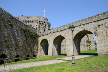 Château de Dinan dans les Côtes d'Armor en Bretagne