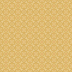 Gold seamless background with geometric pattern, vector graphics