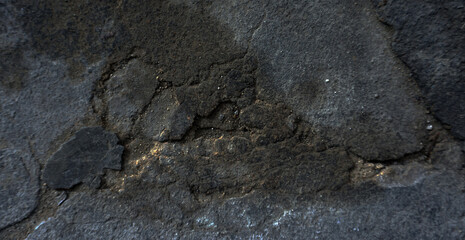 cement covered with gray cement surface as background for design