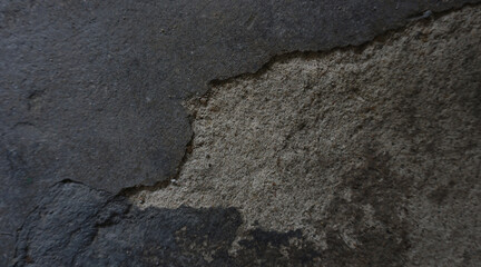 cement covered with gray cement surface as background for design