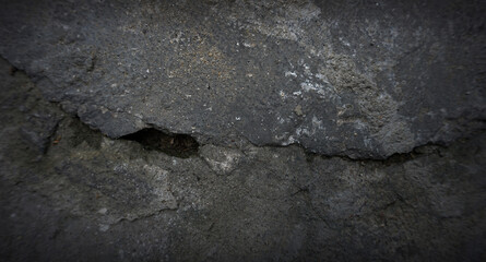 cement covered with gray cement surface as background for design