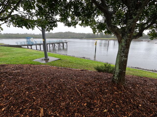 This is what I saw on my rainy day walk by the Mooloolaba river 