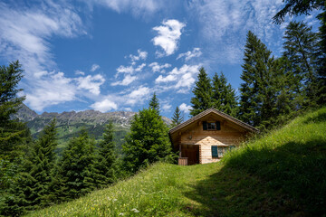 Großes Walsertal Österreich im Sommer