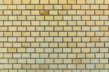 yellow brick wall in harmonic structure