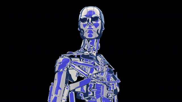 loop modern alive artificial intelligence 25 fps, with Matte, yyaa106