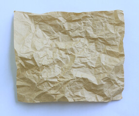Obraz premium Torn crumpled paper texture, copy space for advertising message