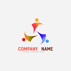 Coloful community logo