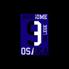 slogan sign on blue background