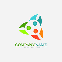 Obraz premium Coloful community logo