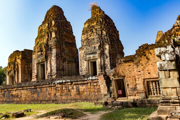 Fototapeta na wymiar Angkor ruins in Cambodia
