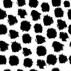 Seamless vector pattern with brush strokes.