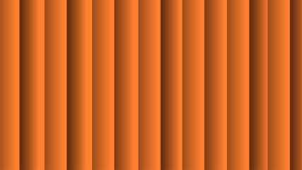 Illustration in orange, similar to the color of an orange in the style of blinds in modern quality
