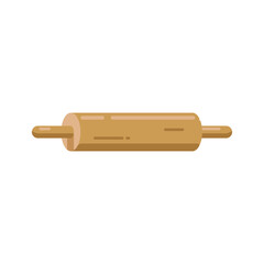 Rolling pin - flat vector illustration