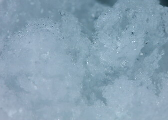 fresh ice crystals in close up for background