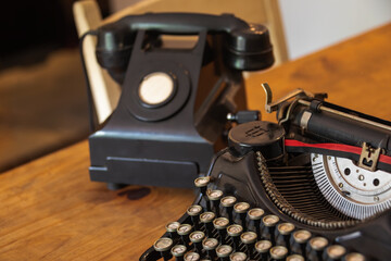 vintage typewriter