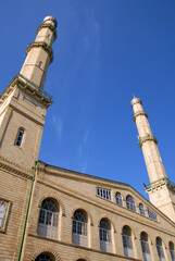 Fototapeta premium First city mosque. Malygin Street, Makhachkala, Dagestan, North Caucasus, Russia.