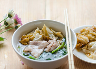 Stir-fried Fresh rice-flour noodles in thick sauce