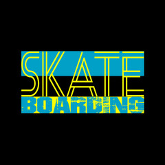 skate boarding vector illustration