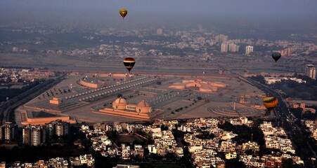 panoramic view of the city of Lucknow beautiful view