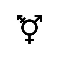 Transgender sign icon. Transsexual symbol modern, simple, vector, icon for website design, mobile app, ui. Vector Illustration