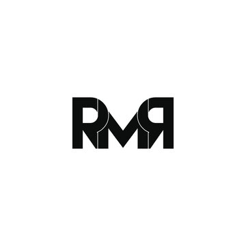 rmr letter original monogram logo design