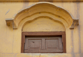 Old window of the house 