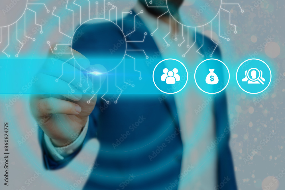 Poster system administrator control, gear configuration settings tools concept.