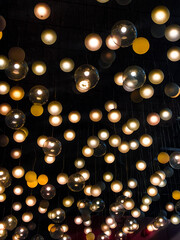 burning candles in the church