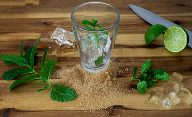 fresh mojito cocktail