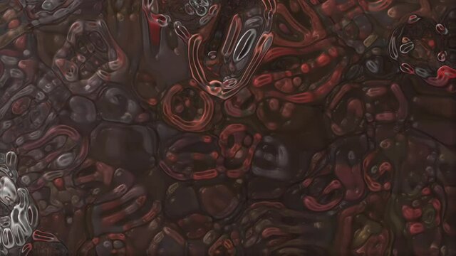 abstract pseudoscientific worms