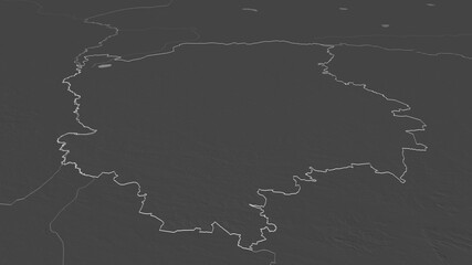 Volyn, Ukraine - outlined. Bilevel