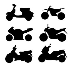 Bike Motorcycle Transportation Design Illustration