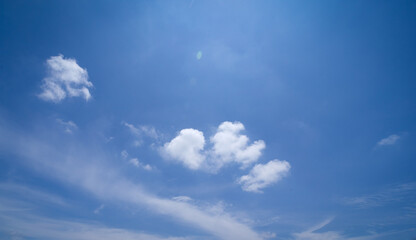 blue sky with clouds