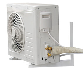 air conditioning compressor isolated on white