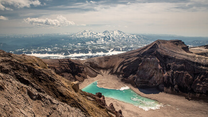 Gorely (Russian: Горелый) is a volcano located in the southern part of Kamchatka Peninsula, Russia.