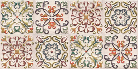 Bambola Wall Decor,Digital Wall Tile Design with Gloss Effect,Print in Ceramic Industries. It Can Used For Wallpaper,Restaurant decoration, textile, webpage background.