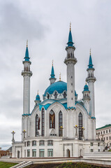 Fototapeta na wymiar Qolsarif Mosque, Kazan, Russia