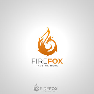 Fire Fox Logo - multipurpose animal logo