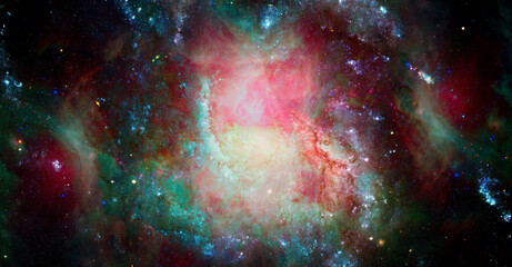 Infinite space background. This image elements furnished by NASA