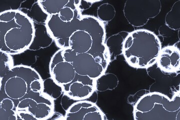 artistic dark biological stroke computer art texture or background illustration