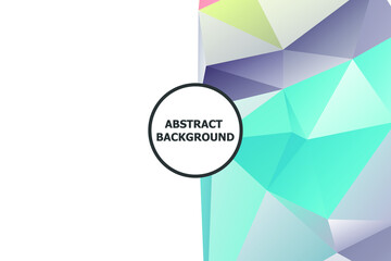 Obraz premium Abstract Color Polygon Background Design, Abstract Geometric Origami Style With Gradient. Presentation,Website, Backdrop, Cover,Banner,Pattern Template