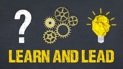 Obraz premium Learn and Lead