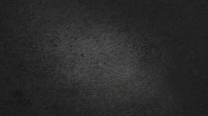 Elegant black concrete background with vintage distressed. abstract grunge grainy texture and dark gray charcoal color painted wall. vignette cement background.