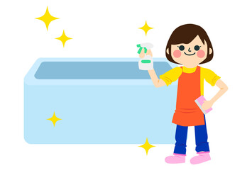 家事をする女性