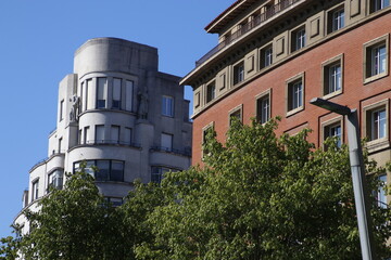 Urbanscape in the metropolitan area of Bilbao