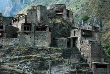 Shatili village. Khevsureti Region, Georgia, Caucasus.