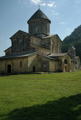 Fototapeta na wymiar Gelati Monastery. Outskirts of Kutaisi city, Imereti Region, Georgia, Caucasus.